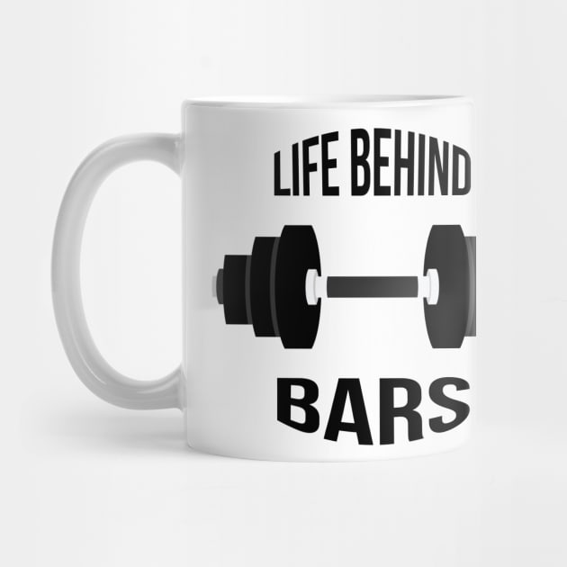 Life Behind Bars - Lifting Weights New Years Resolution by PozureTees108